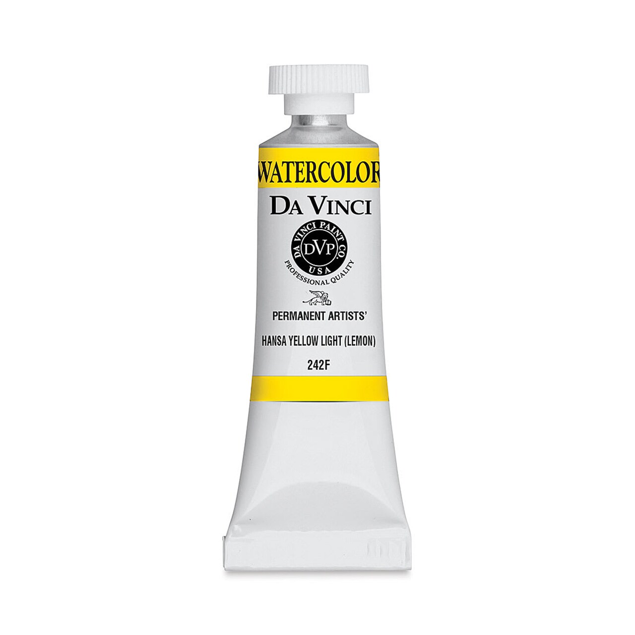 Da Vinci Artists' Permanent Watercolor - Hansa Yellow Light Lemon, 15 ml tube